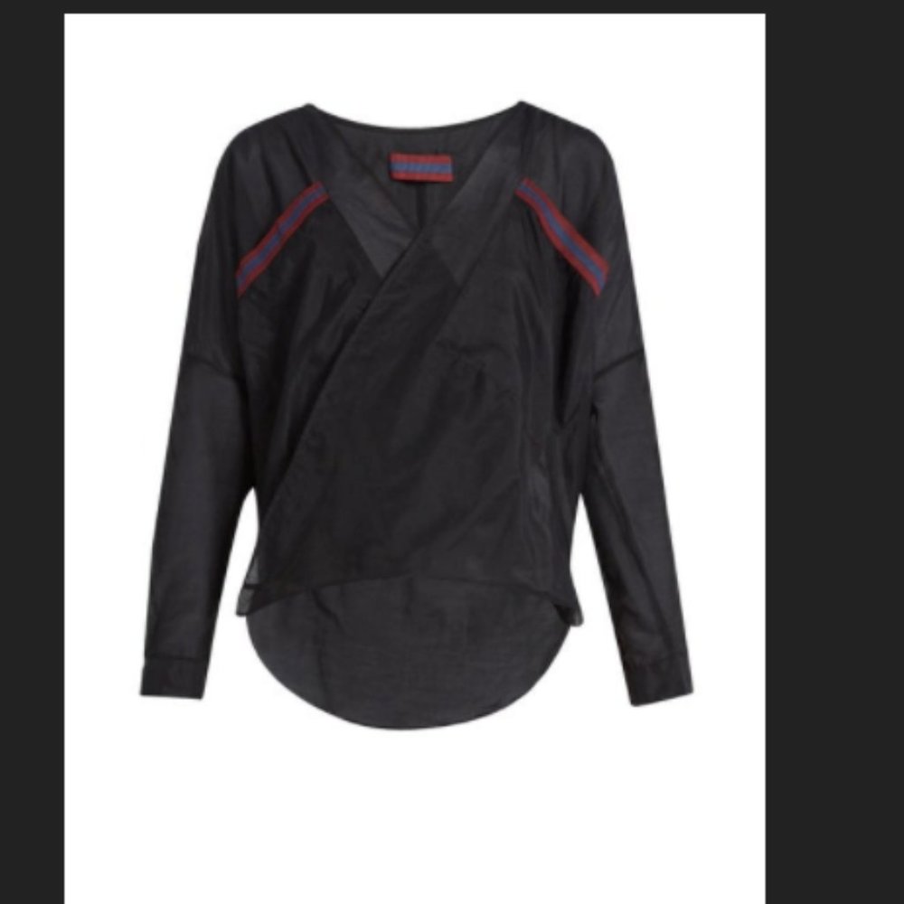 🥰 Albus Lumen draping cotton silk blend top